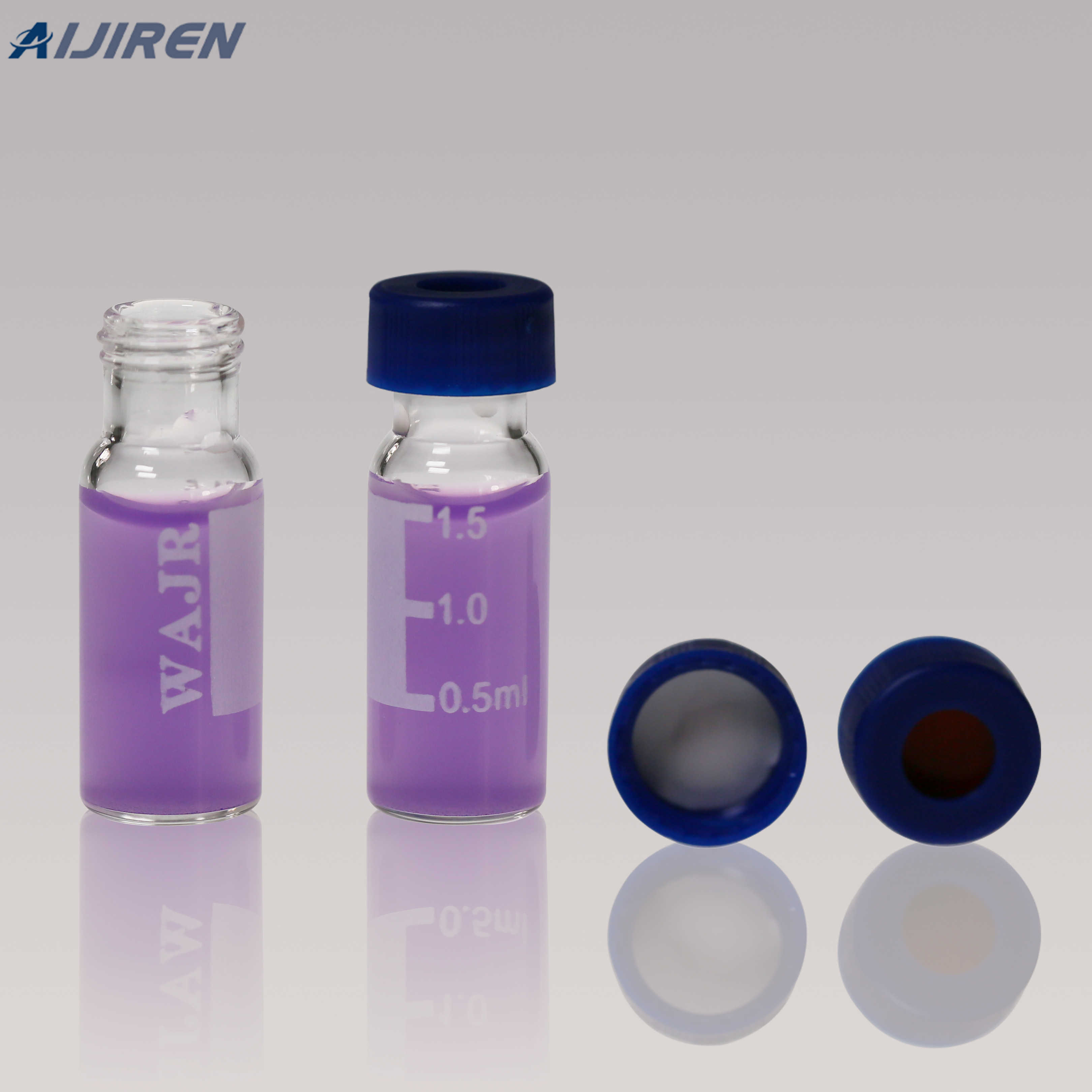 glass vials with caps for HPLC and GC Waters